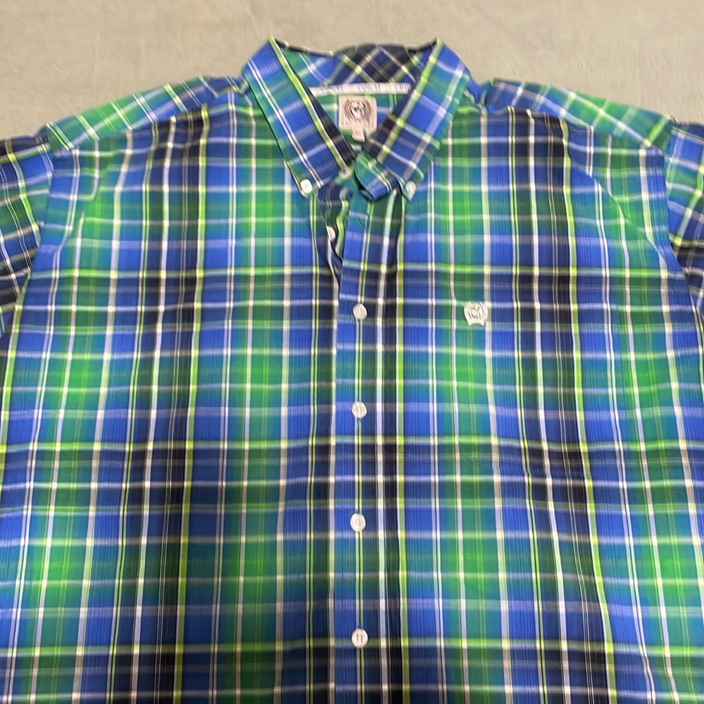Cinch short sleeve button up